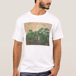 T-shirt Vincent van Gogh les récolteuses olives,