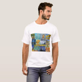 T-shirt Vincent Van Gogh - Masterpieces Patchwork (Devant entier)