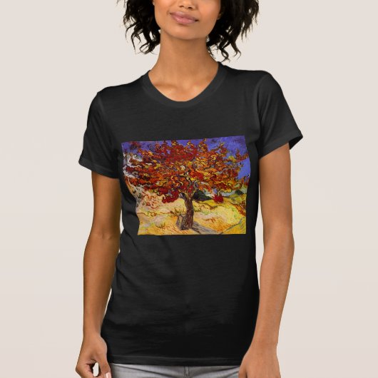 T-shirt Vincent Van Gogh Mulberry Tree Fine Art Painting (Devant)
