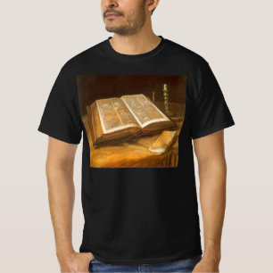 T-shirt Vincent van Gogh - Nature morte avec Bible