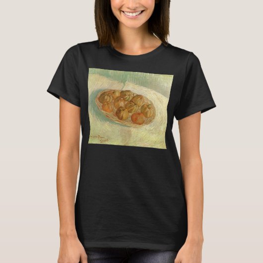 T-shirt Vincent van Gogh - Nature morte Panier de pommes (Devant)