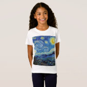 T-Shirt Vincent Van Gogh Nuit d'art Vintage (Devant entier)