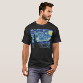 T-shirt Vincent Van Gogh Nuit d'art Vintage (Devant entier)