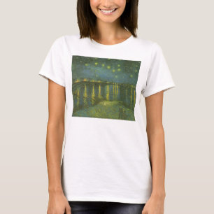 T-shirt Vincent van Gogh - Nuit étoilée sur le Rhône