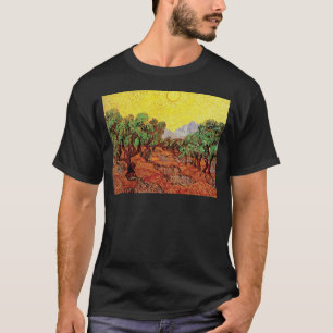 T-shirt Vincent Van Gogh - Oliviers Au Ciel Jaune