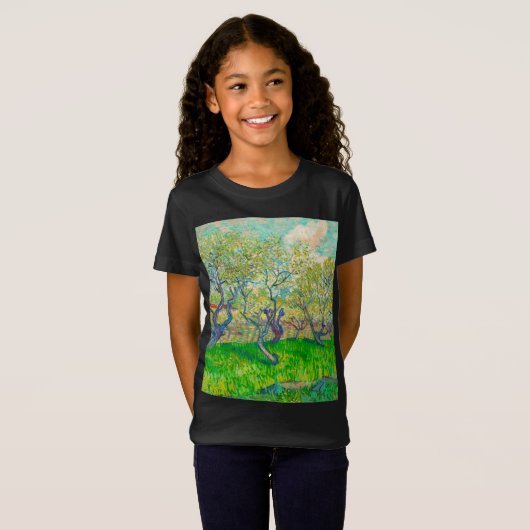 T-Shirt Vincent van Gogh Orchard à Blossom (Devant entier)