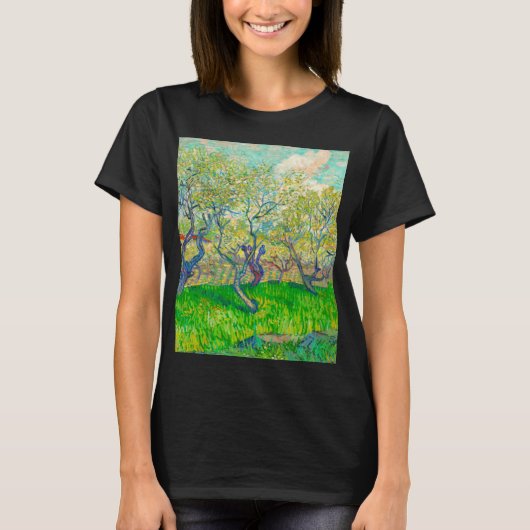 T-shirt Vincent van Gogh Orchard à Blossom (Devant)