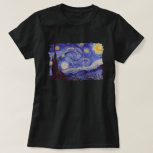 T-shirt Vincent Van Gogh Starry Nuit Vintage Art