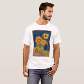 T-shirt Vincent Van Gogh - Sunflowers, 2e version (Devant entier)