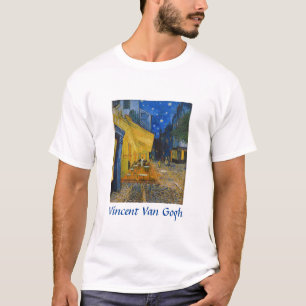 T-shirt Vincent van Gogh - Terrasse de café la nuit