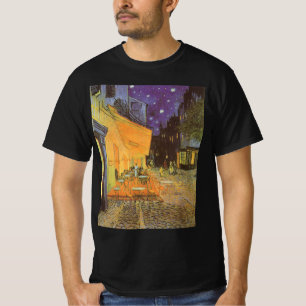 T-shirt Vincent van Gogh - Terrasse de café la nuit