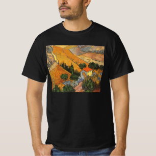 T-shirt Vincent van Gogh - Vallée avec laboureur