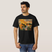 T-shirt Vincent van Gogh - Vallée avec Plowman (Devant entier)