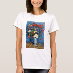 T-shirt Vincent van Gogh - Vase avec des Bleuets & Coqueli
