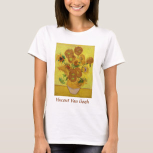 T-shirt Vincent van Gogh - Vase avec quinze tournesols
