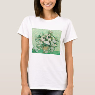 T-shirt Vincent Van Gogh, Vase de Roses, Roses dans le Vas