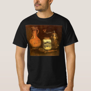 T-shirt Vincent van Gogh - Vie morte avec moulin à café