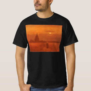 T-shirt Vincent van Gogh - Vieille tour dans les champs