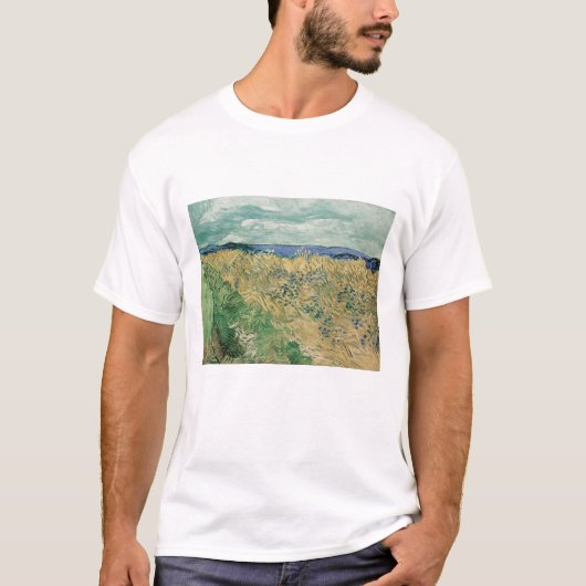 T-shirt Vincent Van Gogh, Wheatfield Avec Cornflowers (Devant)