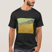 T-shirt Vincent van Gogh - Wheatfield avec une Faucheuse (Devant)
