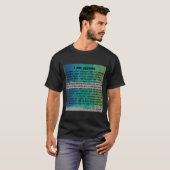 T-shirt Vincent Van Gogh Words Quotes Manifesto Tygraphy G (Devant entier)