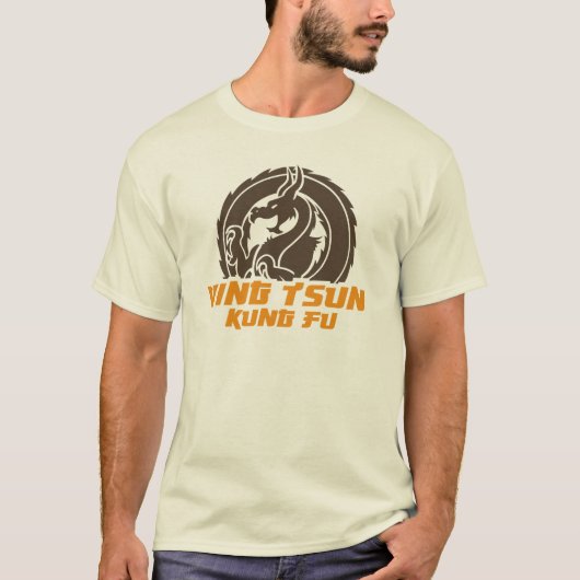 T-shirt Ving Tsun Kung Fu Dragon 2c (Devant)