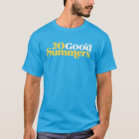 T-shirt Vingt Bons Étés (Devant)
