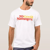 T-shirt Vingt Bons Étés: Blanc (Devant)