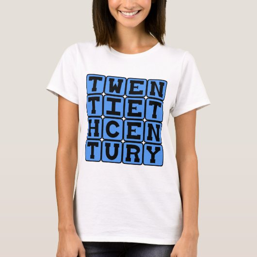 T-shirt Vingtième siècle, 1901-2000 (Devant)