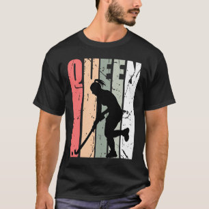 T-shirt Vinique d'anniversaire de la reine Turquoise du ch