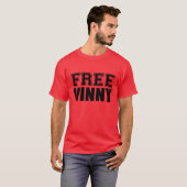 T-shirt Vinny libre (Devant entier)