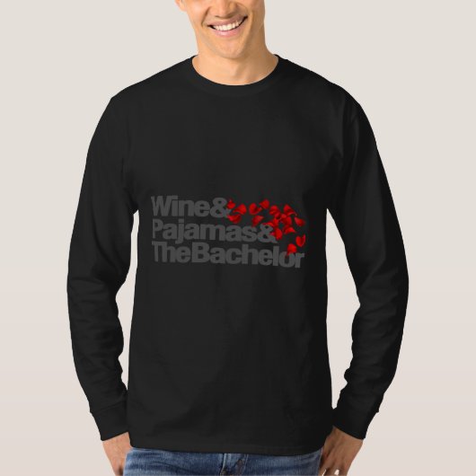 T-shirt Vins Et Pyjamas Et Bachelor Relaxés (Devant)