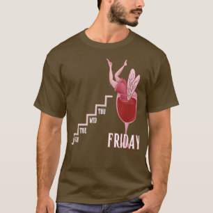 T-shirt Vins Fairy Friday, amateur de vin, vigneron, prix
