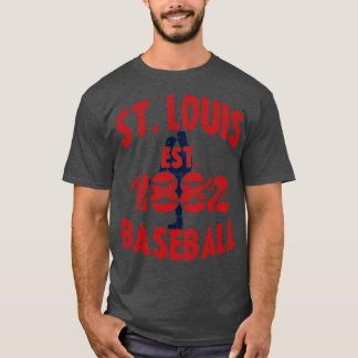 T-shirt Vintag de baseball St Louis Est 1882