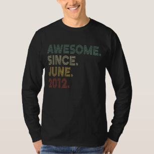 T-shirt Vintage 10ème anniversaire stupéfiant depuis juin