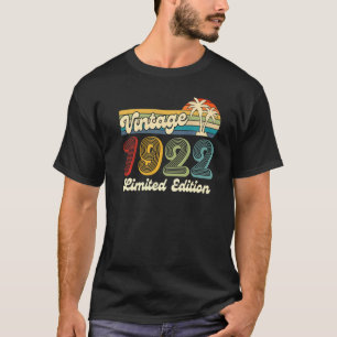 T-shirt Vintage 1922 100 ans 100e anniversaire Limitée