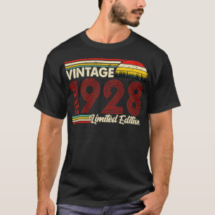 T-shirt Vintage 1928 Birthday Shirt Limited Edition 1928 B