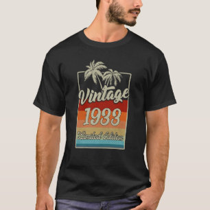 T-shirt Vintage 1933 90 ans 90e anniversaire 1