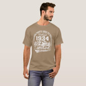 T-shirt VINTAGE 1934 vintage (Devant entier)