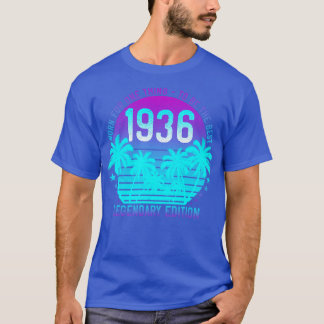 T-shirt Vintage 1936 Anniversaire 85ème Palme de coucher d