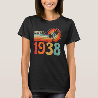 T-shirt Vintage 1938 85e anniversaire garçons filles 85 an