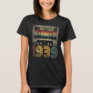 T-shirt Vintage 1939 83ème anniversaire Idées Hommes Femme
