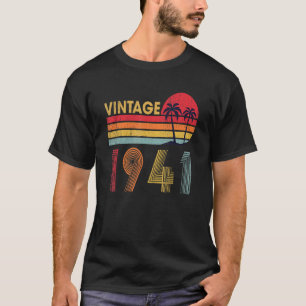 T-shirt Vintage 1941 81 Ans Garçons Et Filles 81E Birt
