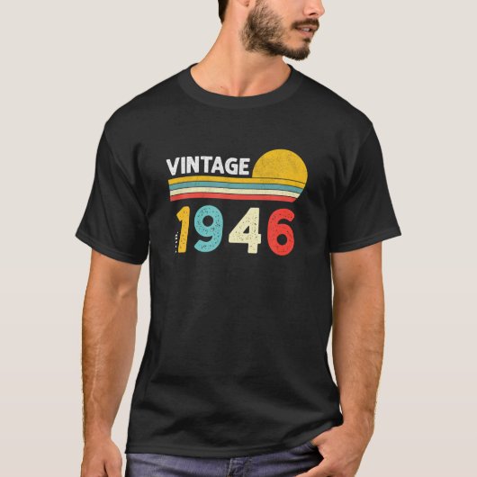 T-shirt Vintage 1946 (Devant)