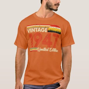 T-shirt Vintage 1947 Birthday Shirt Limited Edition 1947 B