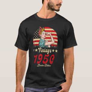 T-shirt Vintage 1950 1950 72ème B Jour 72 Ans