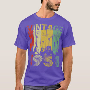 T-shirt Vintage 1951 69e Anniversaire Cadeaux Guitariste G