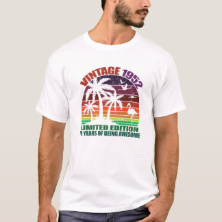 T-shirt Vintage 1952, 70E Anniversaire, Pour Hommes