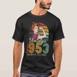 T-shirt Vintage 1953 1953 69e anniversaire 69 ans