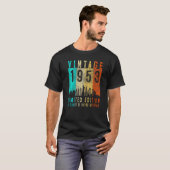 T-shirt Vintage 1953 70e anniversaire 70 ans (Devant entier)